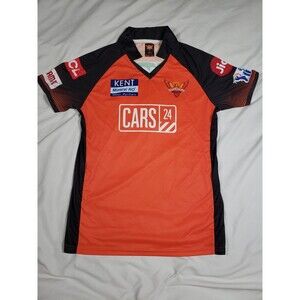 Sunrisers Hyderabad IPL Cricket Team Shirt Men's Size Large Orange 2022 Jersey